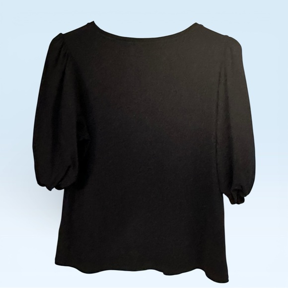 456 - 🌻 Black Puff Sleeve Top - Picture 9 of 14